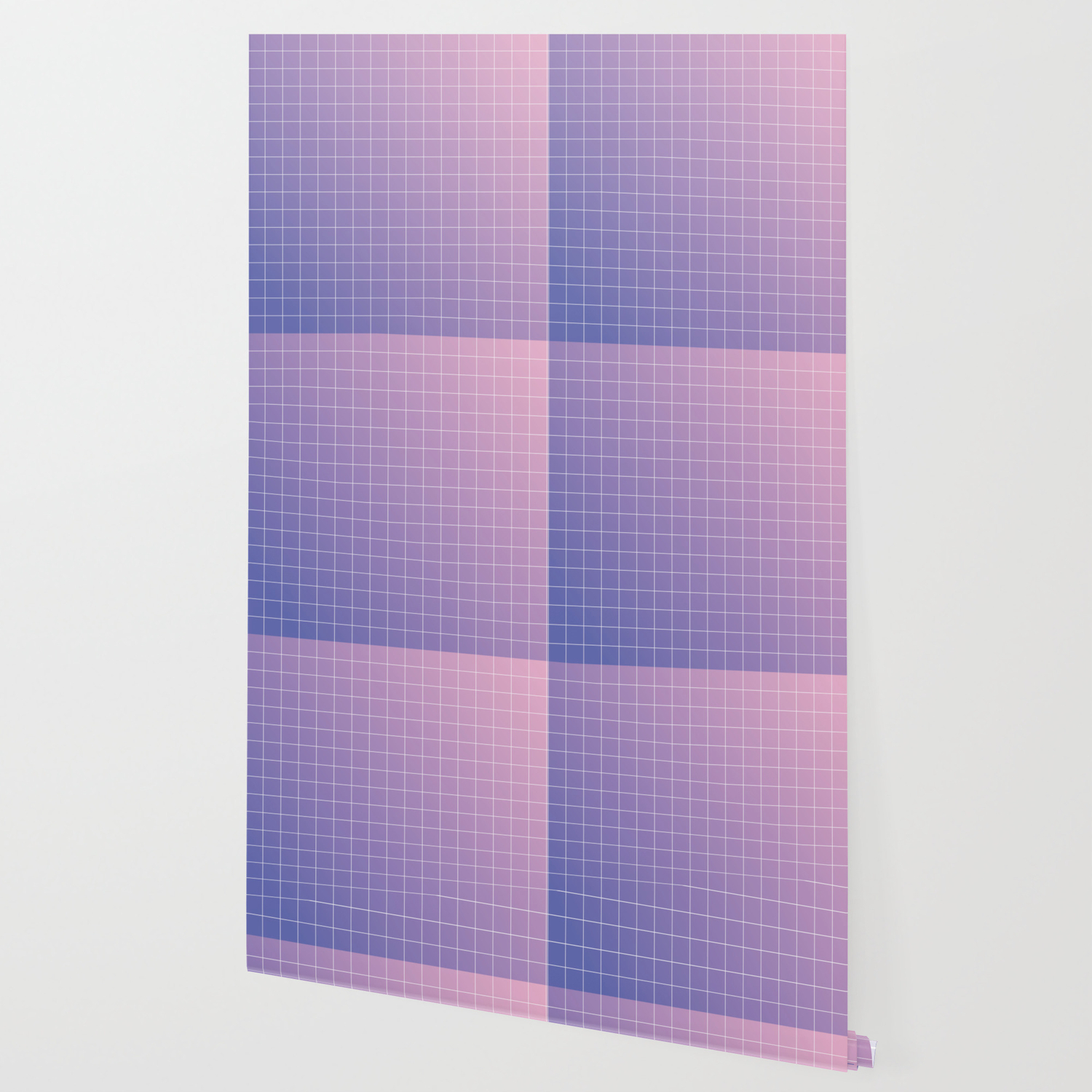 Purple Pink Grid Wallpaper By Graphicwavedesign Society6