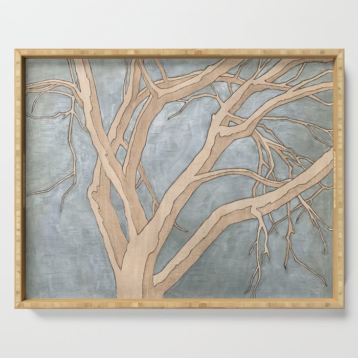 Square Tree Serving Tray