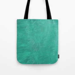 modern abstract dark turquoise or quetzal green plush texture Tote Bag