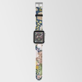 Flower Stand - blue Apple Watch Band