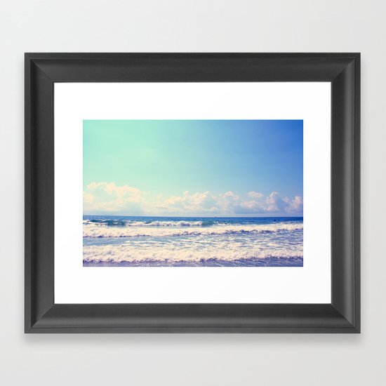 WAVES Framed Art Print