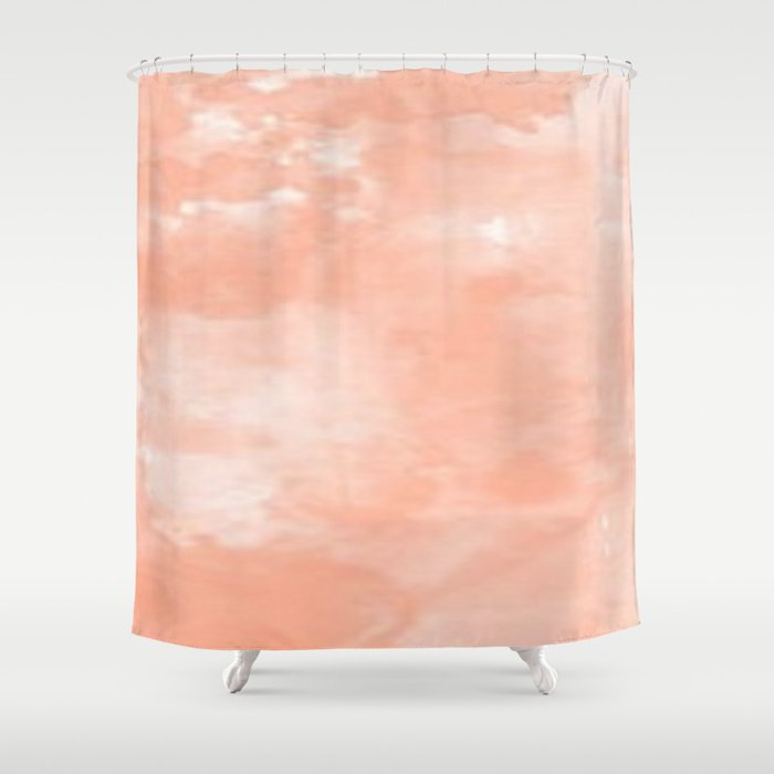 Peach Dreams Shower Curtain
