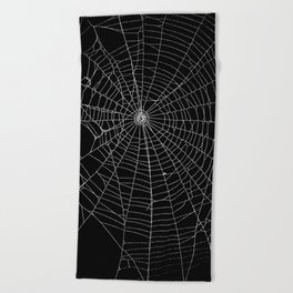 Spider Spider Web Beach Towel