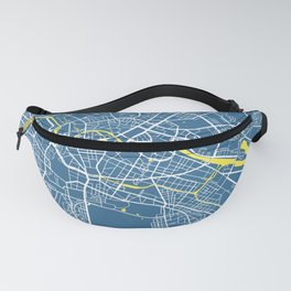 Berlin Map Germany | Blue, More Colors, Review My Collections Fanny Pack