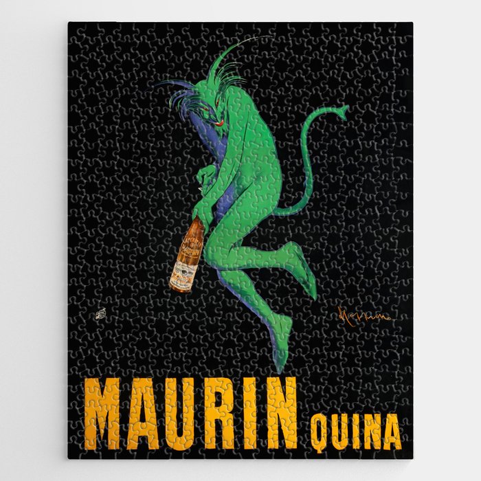 Maurin Quina Vintage Advertisment Poster  Jigsaw Puzzle