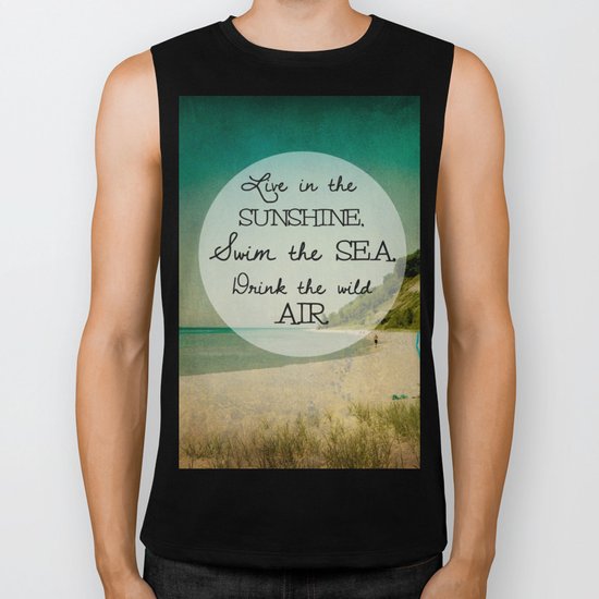 Swim the Sea Biker Tank