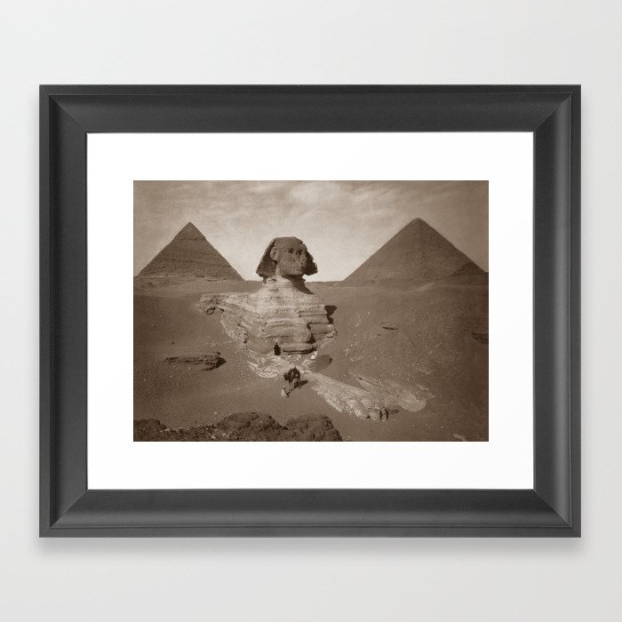 Great Sphinx Of Giza Egypt Framed Art Print
