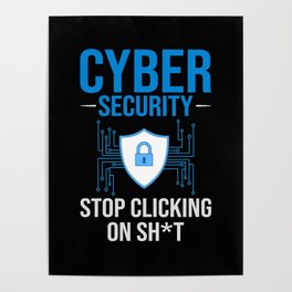 Cyber Security Analyst Engineer Computer Training Poster