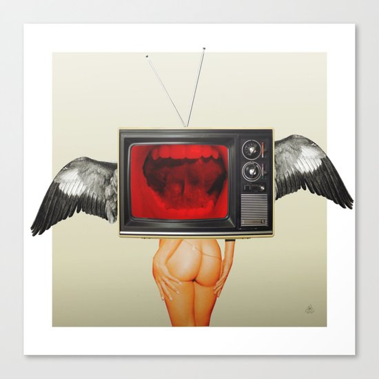 The truth is dead 13 · trump the media Canvas Print