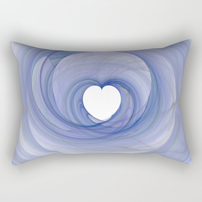 Valentine's Fractal III - Light Rectangular Pillow