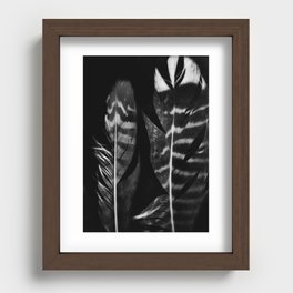 Feather Photogram No.1 Recessed Framed Print