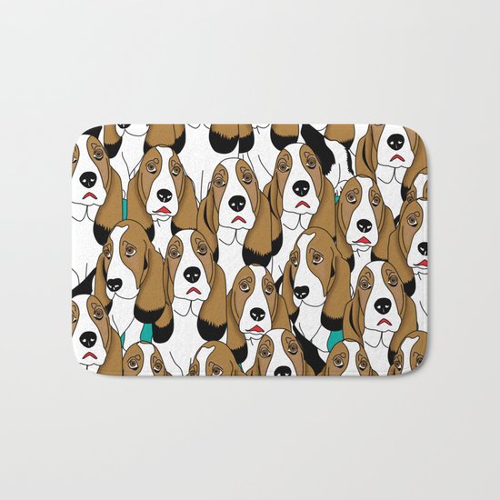 cute dogs Bath Mat