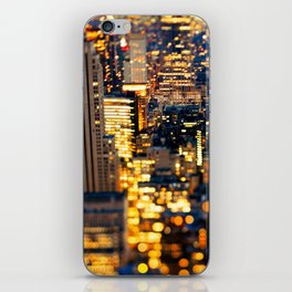 New York City at night iPhone Skin