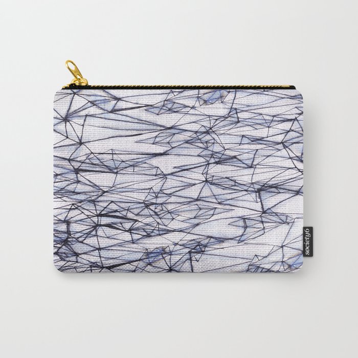 Crystal Sketch  Carry-All Pouch