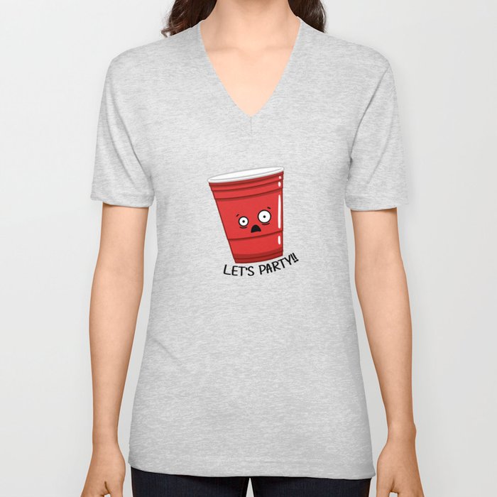 Party Time! V Neck T Shirt