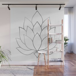 Silver Foil Wall Murals For Any Decor Style Society6
