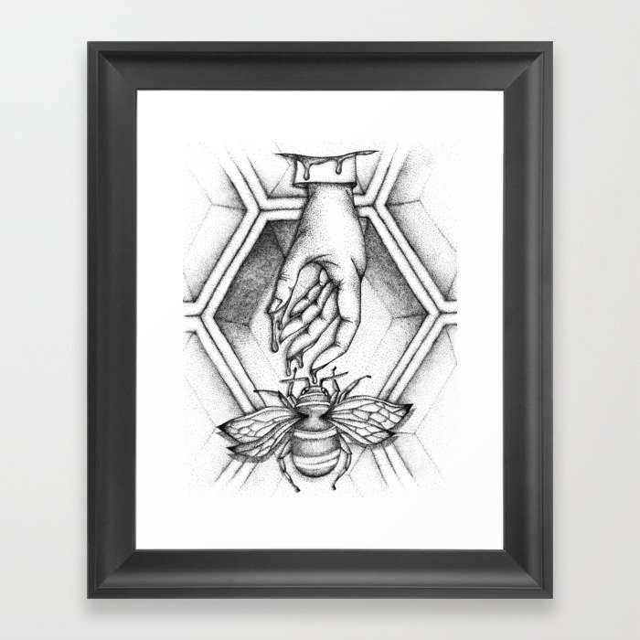 Bumble Bee Framed Art Print