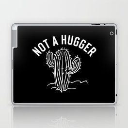 Not A Hugger Funny Cactus Laptop Skin
