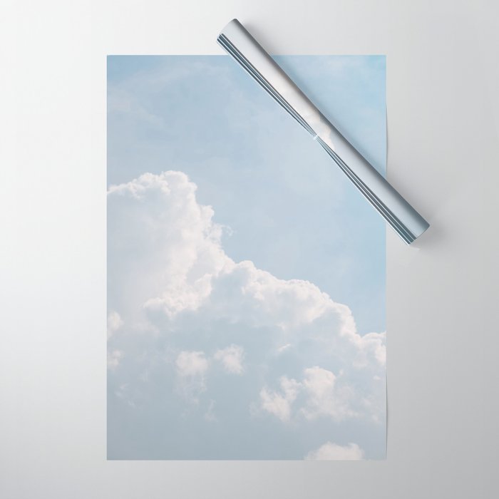 Cloud wrapping paper hotsell