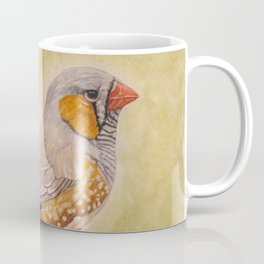 Zebra Finch Watercolor Coffee Mug
