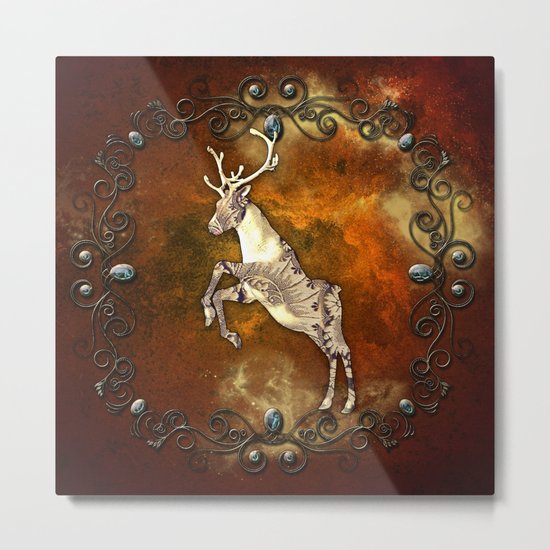 Reindeer Metal Print