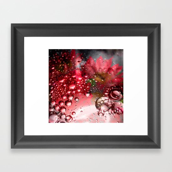 inflorescence beads Framed Art Print