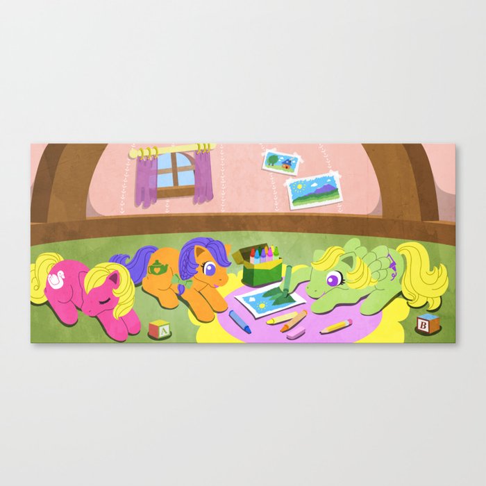 Petite Ponies Canvas Print