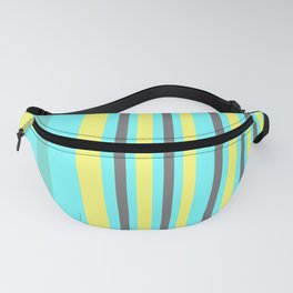 Abstract digital painting. Stripes Fanny Pack