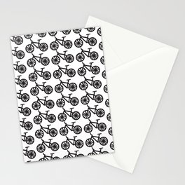 Bicycle Lover Cyclist Print Pattern Stationery Card