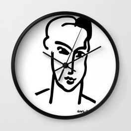 Henri Matisse Grande Tete de Katia Artwork Wall Clock | Artstyle, Blue, Graphicdesign, Matisseforkids, Matissedance, Curated, Matissedrawings, Drawings, Picassostyle, Hmatisse 