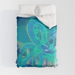 Neon Dragon Comforter