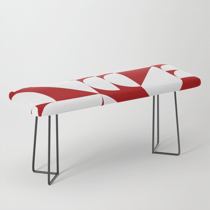 Geometrical modern classic shapes composition 10 Bench