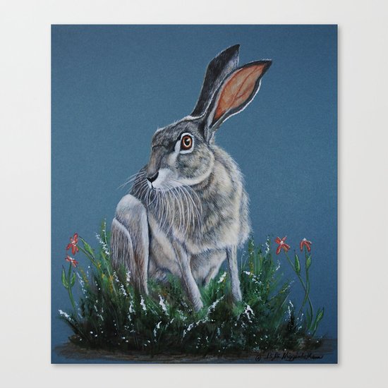 Zydeco Joe painting Canvas Print