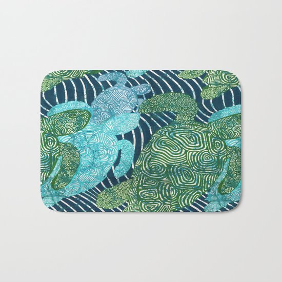 sea turtles Bath Mat
