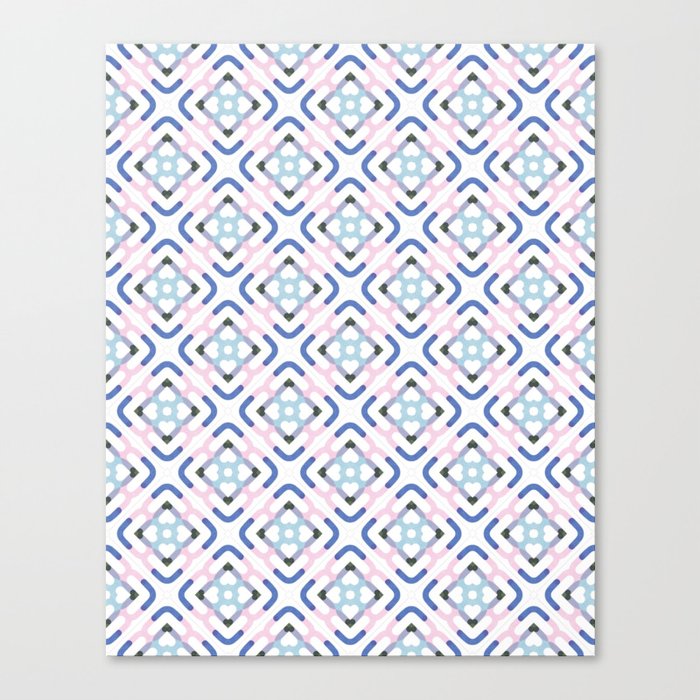 Pattern soft colors Canvas Print