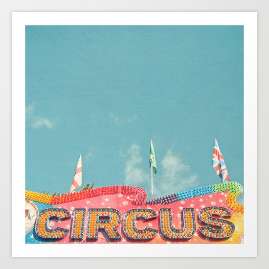 Circus Lights Art Print