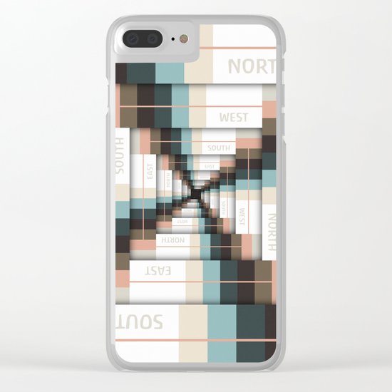 Layers of Directions Clear iPhone Case