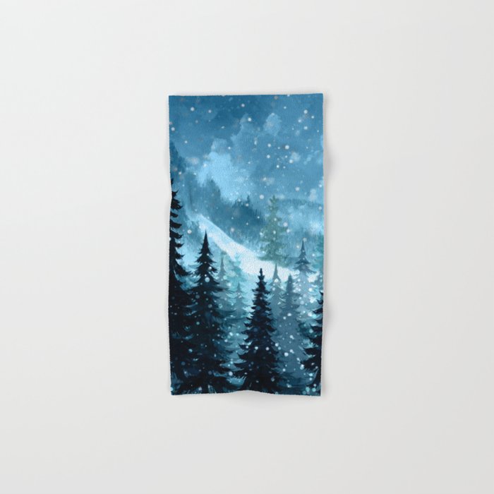 Winter Night Hand & Bath Towel