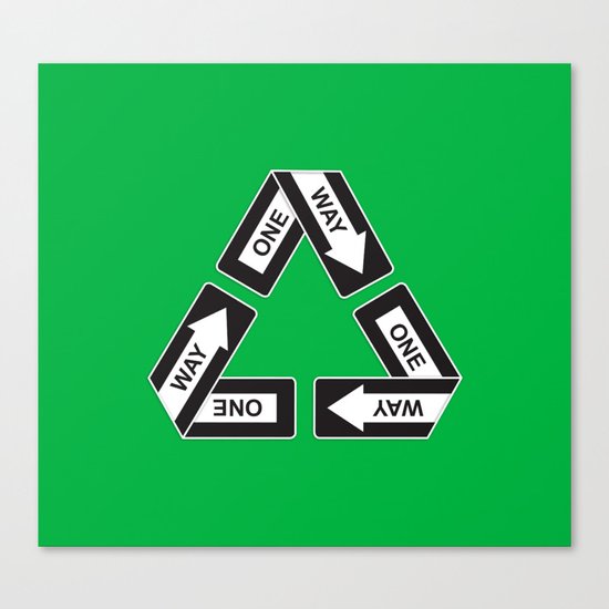 One Way Canvas Print