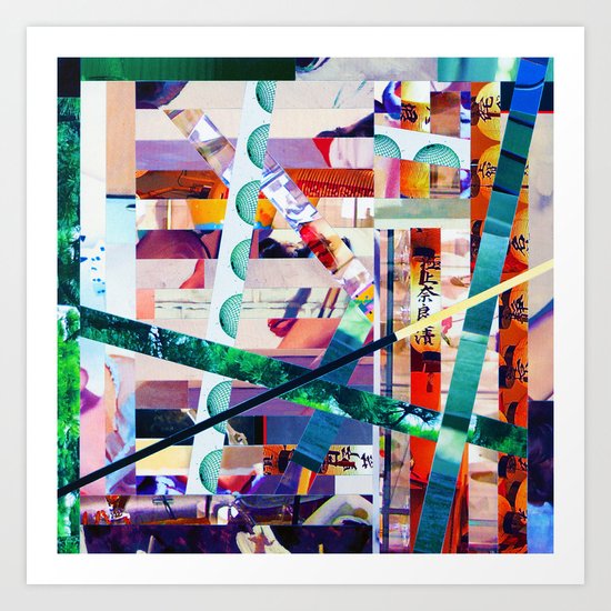 Antonsen (stripes 20) Art Print