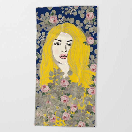 Jene #society6 #decor #buyart Beach Towel
