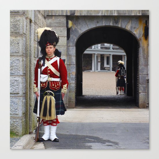 Guard of the Halifax Citadel Canvas Print