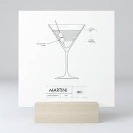 Martini | Classic Cocktails Mini Art Print