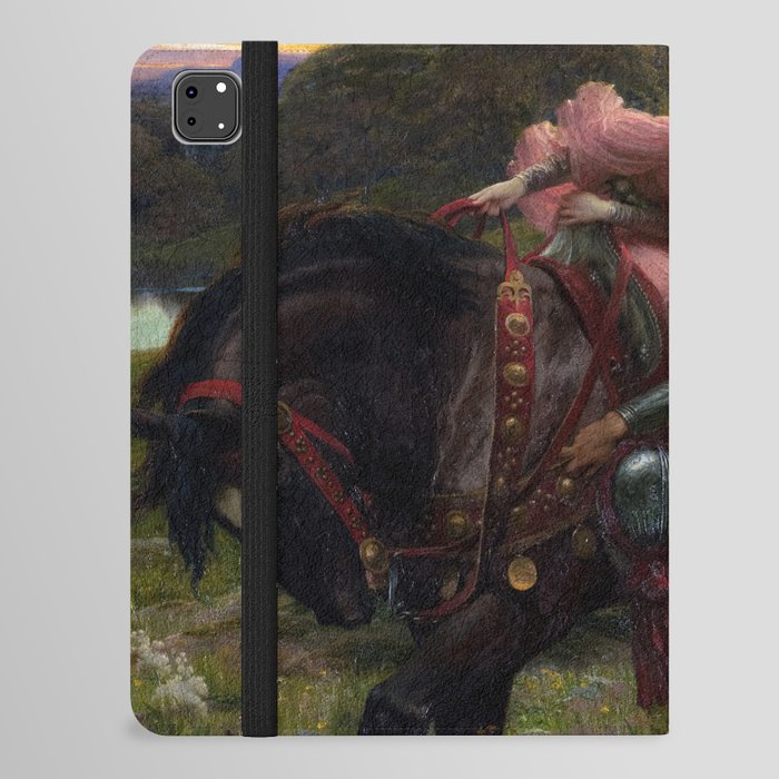 The Beautiful Lady Without Mercy, 1902 by Frank Dicksee iPad Folio Case