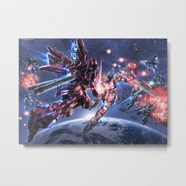 Gundam Metal Print | The, In, Robot, Counterattack, Zeta, Char, Japanes, Pocket, Gundam, Mobile Suite Gundam 