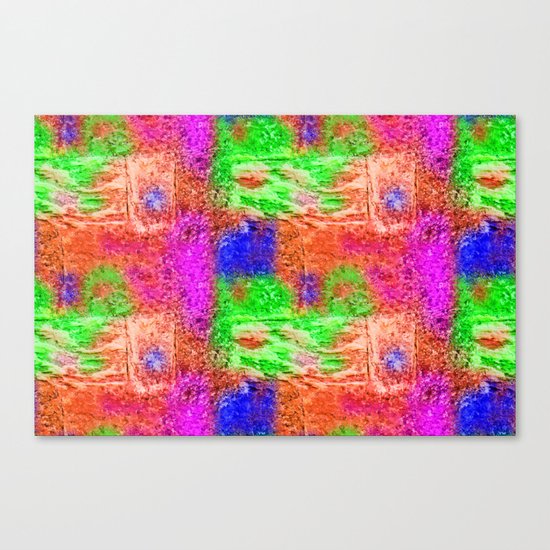 Colourful Abstract Texture Canvas Print