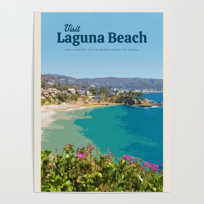 Visit Laguna Beach Poster