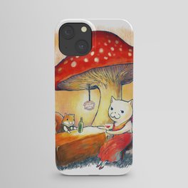 Quiet bar in the forest iPhone Case