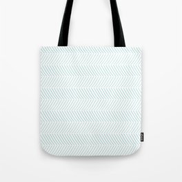 Blue Diagonal Tote Bag