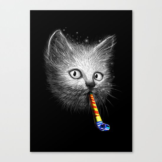 Slurp Party Canvas Print
